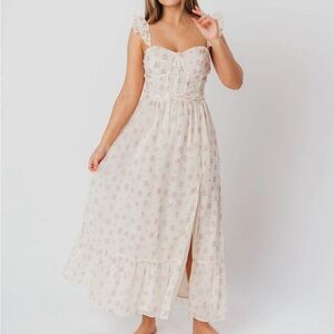 Worth Collective Rosamund Bustier-Style Maxi Dress
